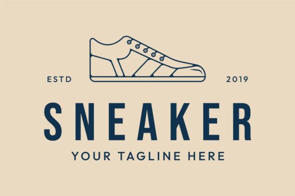 Download Sneaker Shoes Line Art Minimalist Logo - Shoes line art Collection
