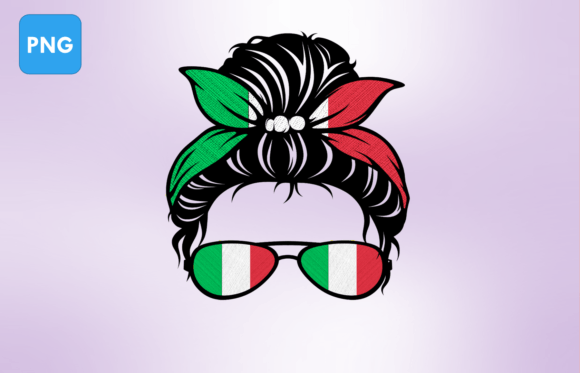 Download MESSY BUN Italy Flag - Italy flag Collection