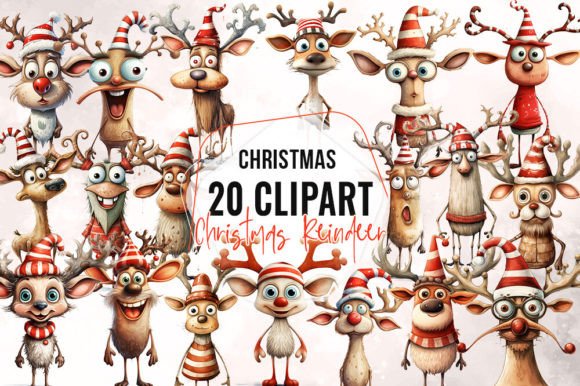 Download Cute Christmas Reindeer Clipart - Reindeer clipart Collection