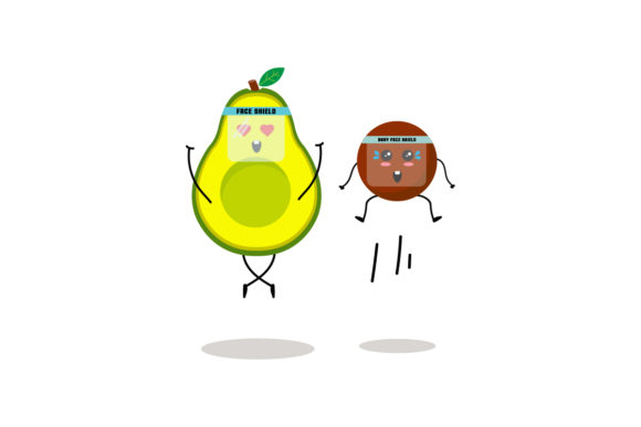 Download Kawaii Fruit Cute Avocado Illustration - Avocado illustration Collection
