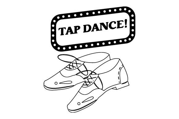 Download Tap Dance Shoes Line Art - Shoes line art Collection