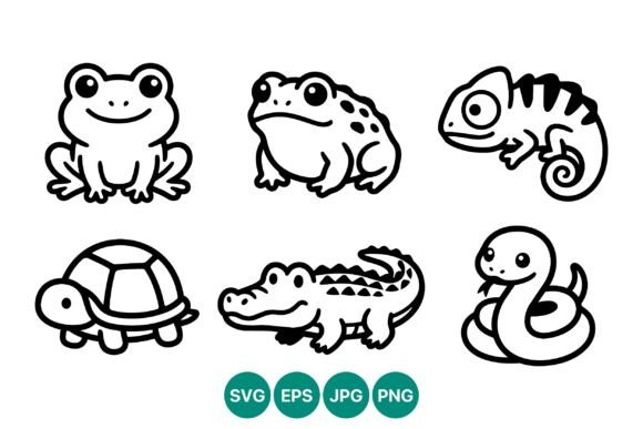 Download Cute Cartoon Animal Vector Art - Animal vector Collection